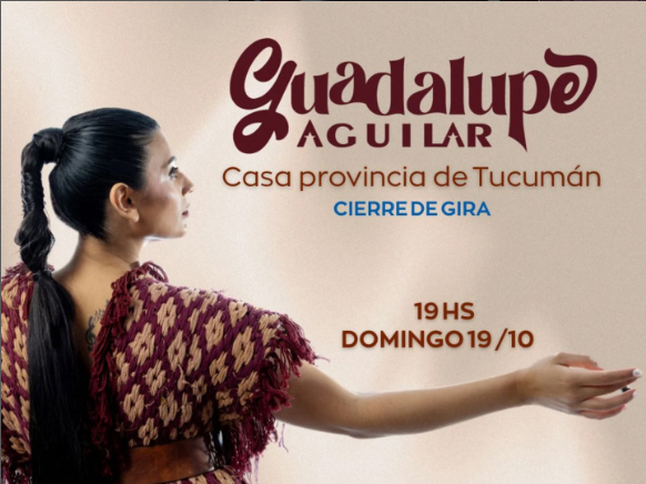 Guadalupe Aguilar: Voy andando. Domingo 19/10 – 19h